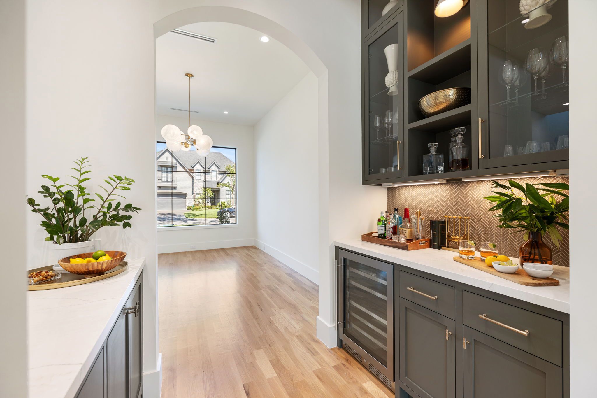 ButlerBar view from kitchen